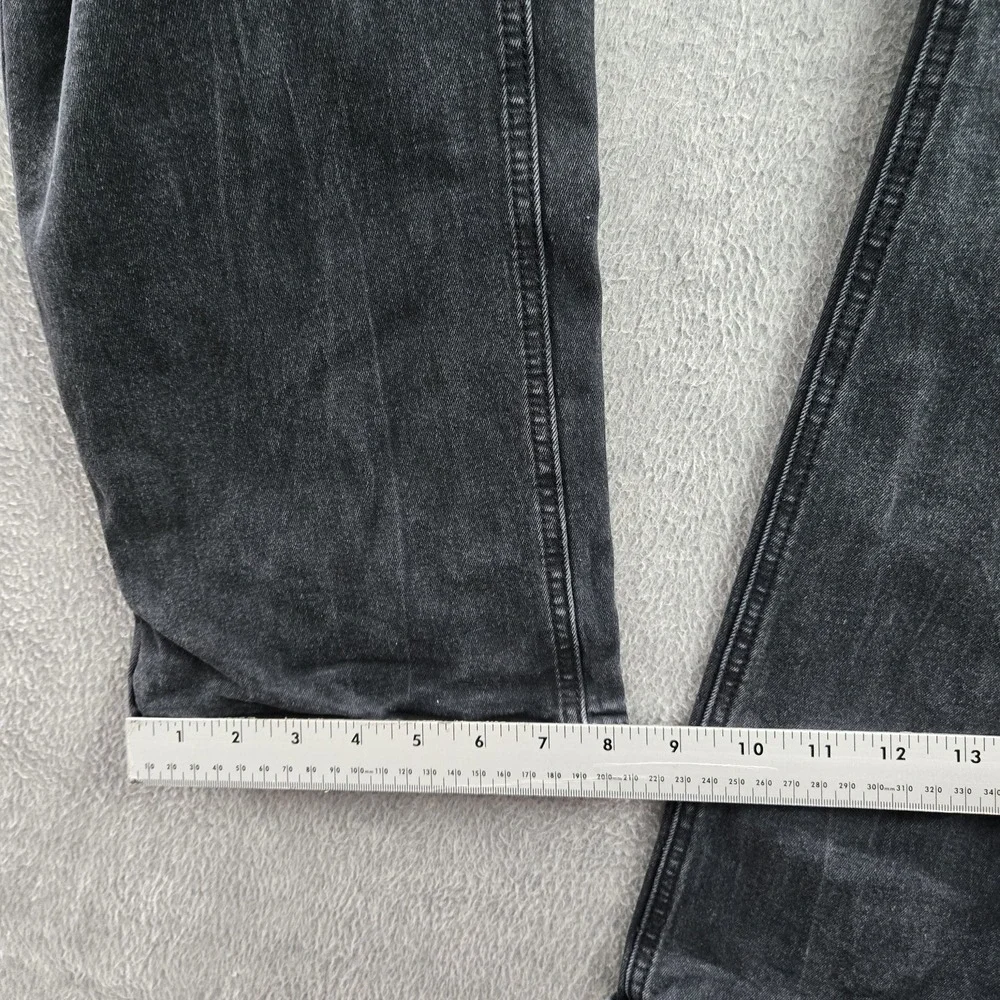 Buffalo David Bitton Men Jeans‎ 38X30 Black Denim Six-X Straight Stretch Logo